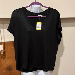 MOD REF Sz M Black Blouse NWT